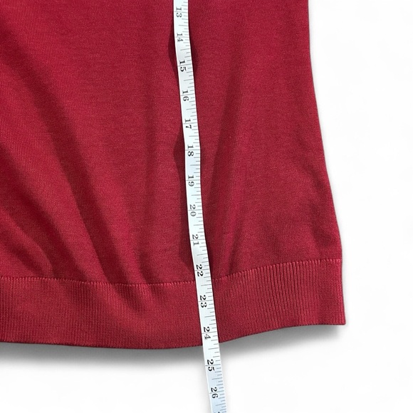 Carolyn Taylor Deep Red Knit pullover sweater sz PL - Picture 5 of 6